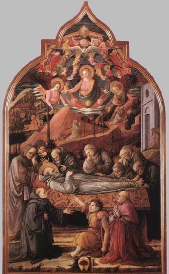 Fra Filippo Lippi Funeral of St Jerome Germany oil painting art
